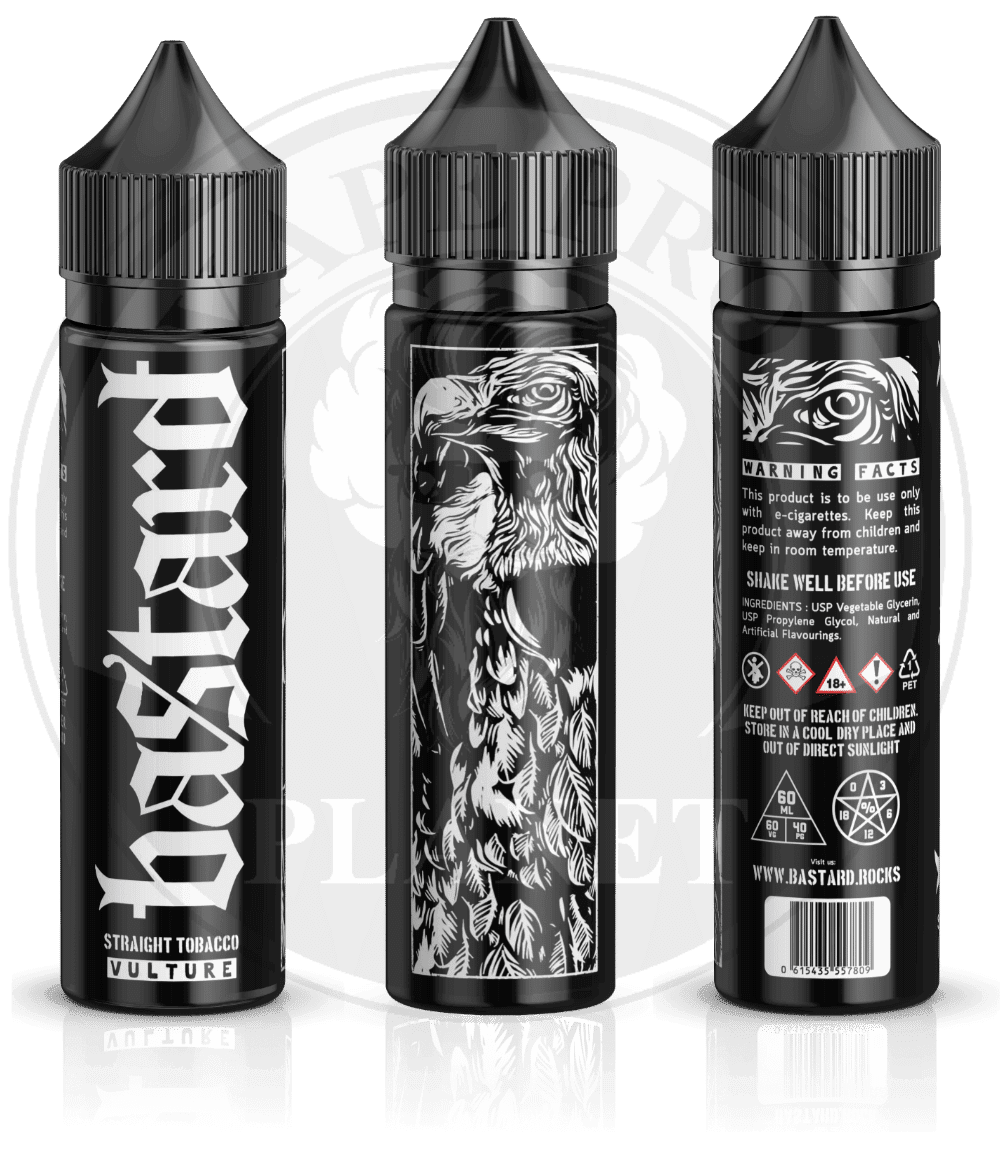 VULTURE Straight Tobacc By Bastard, 60ml, 3mg