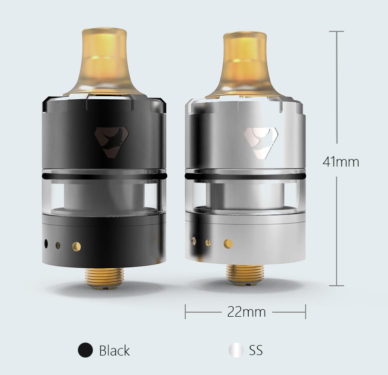 Manta MTL V2 Straight Tube GlassĀ Advken Manta MTL 2.0 RTA Parameter