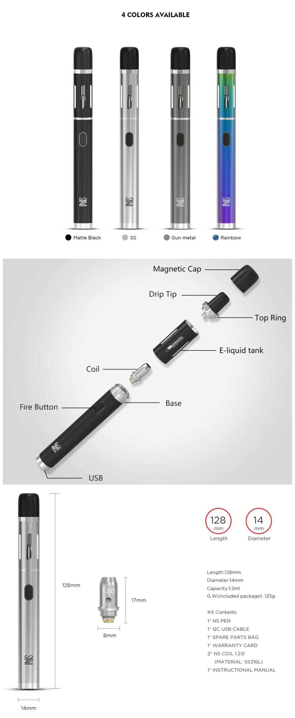 VandyVape NS Pen Kit 
