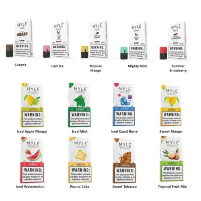 Mylé Salt Nic Pod Cartridges