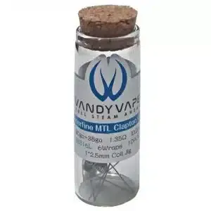 Superfine MTL Clapton Prebuilt Coil Ni80 30GA+38GA