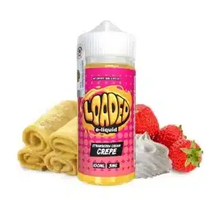Strawberry Cream Crepe Loaded in Dubai