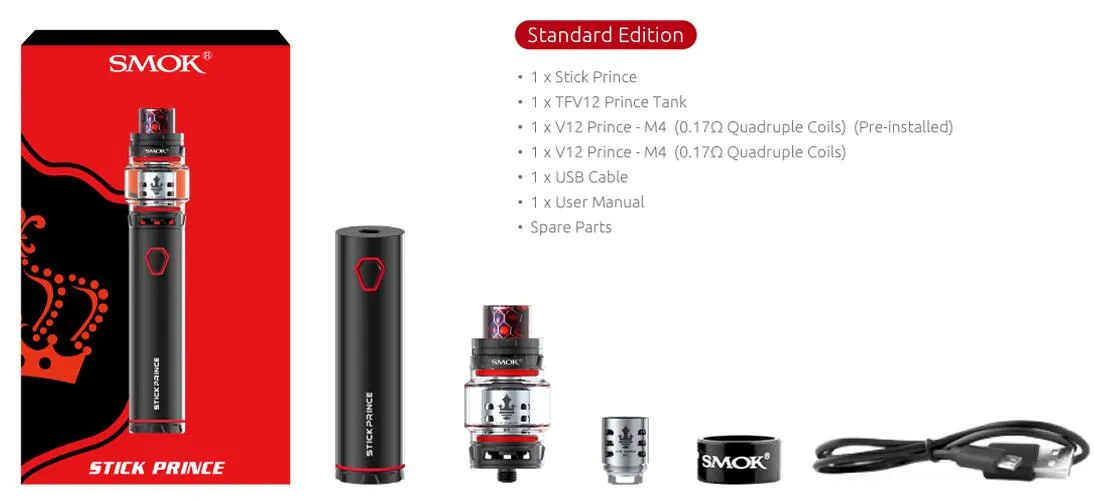 SMOK Stick Prince Kit, 8ml Tank