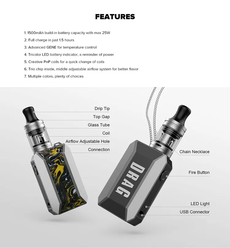 VOOPOO Drag Baby Trio 25W Starter Kit 